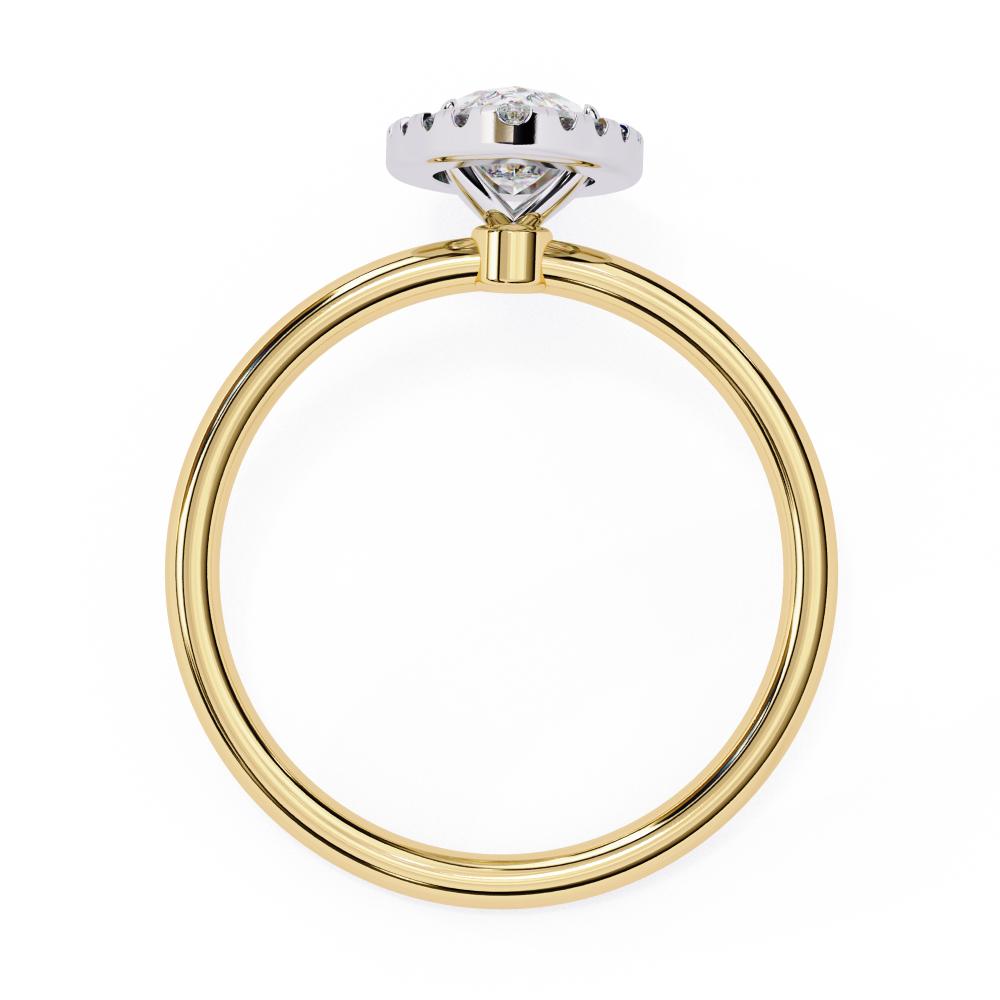 Statement Marquise cut diamond engagement ring