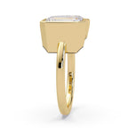 Gold Toi et Moi engagement ring