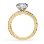 Affordable Lab Grown Diamond Engagement Ring in Gold