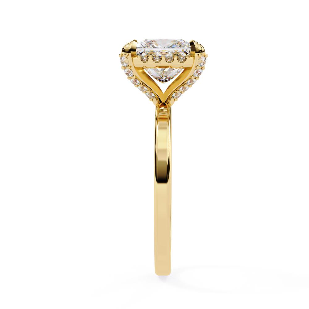 Elegant princess cut diamond ring for proposal