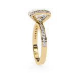Round diamond engagement ring in Australia