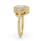 Gold and Diamond Engagement Ring for Women