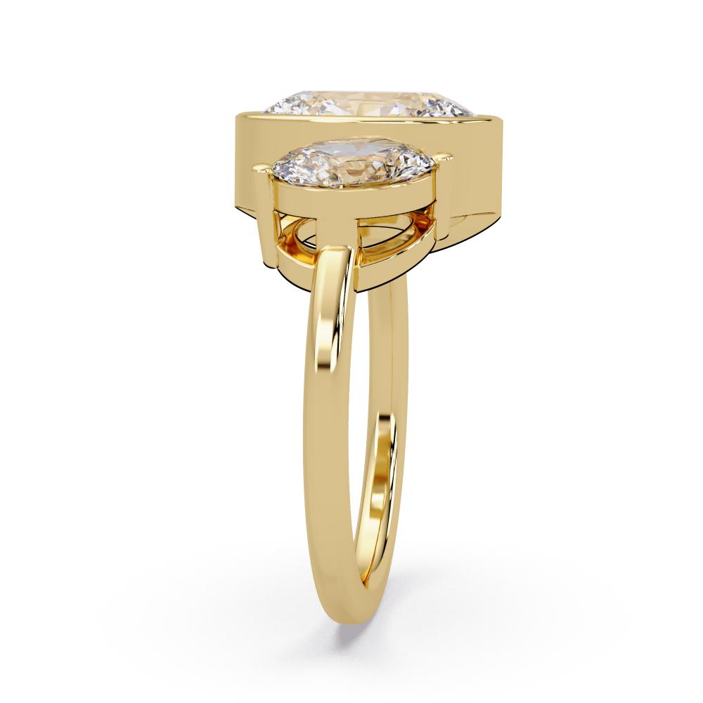 Gold and Diamond Engagement Ring for Women
