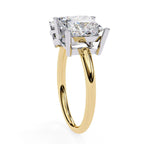 Affordable gold diamond engagement ring in Australia
