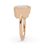 Rose Gold Toi et Moi engagement ring