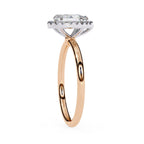 Pear cut diamond halo engagement ring