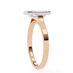 Affordable Lab Grown Diamond Engagement Ring in Rose Gold