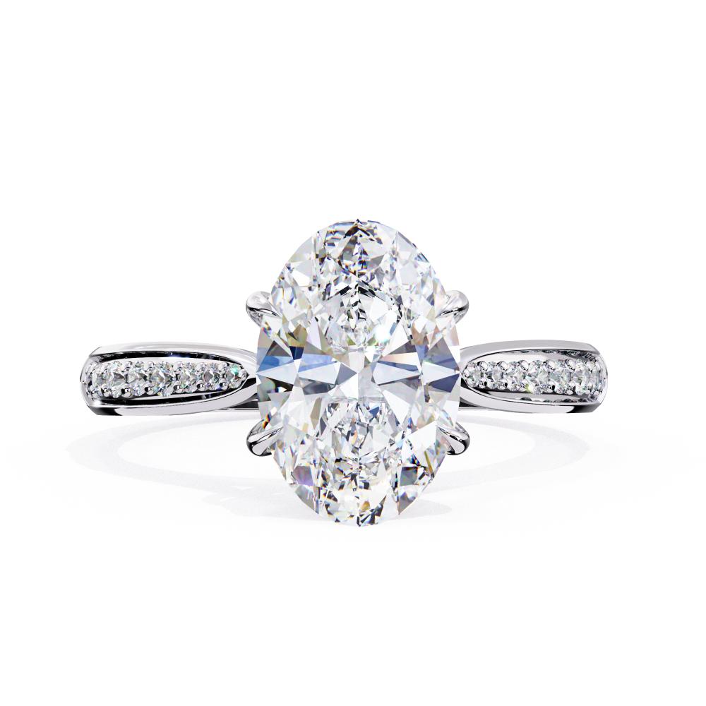 Affordable oval shape diamond ring in Melbourne