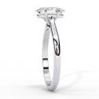 Elegant Oval diamond solitaire ring for women