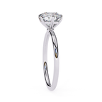 Elegant Round diamond solitaire ring for women