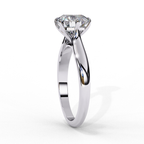 Elegant Round diamond solitaire ring for women