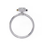 Statement Radiant cut diamond engagement ring