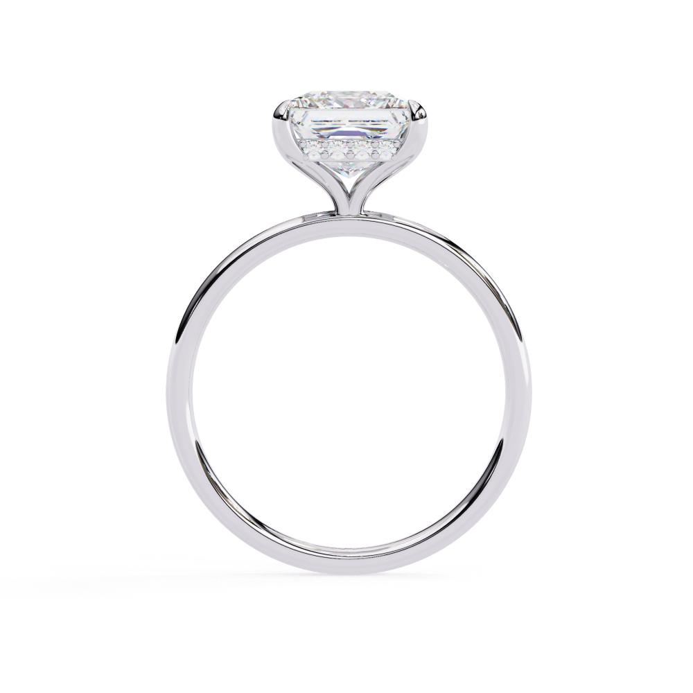 Elegant princess cut diamond ring for proposal