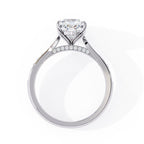 Affordable white gold diamond pavé ring