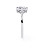 Elegant white gold engagement ring