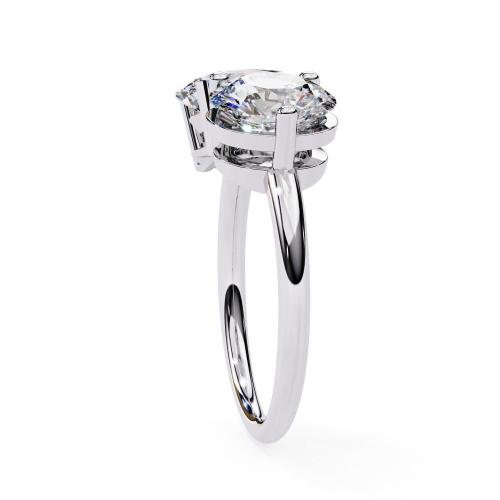 Affordable white gold engagement ring in Australia