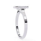 Affordable Lab Grown Diamond Engagement Ring in White Gold