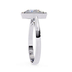 Affordable Diamond Engagement Ring in White Gold