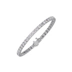 8ct Round Cut Diamond Tennis Bracelet in Gold