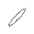 5ct Round Cut Diamond Tennis Bracelet in Gold