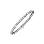 7ct Round Cut Diamond Tennis Bracelet in Gold