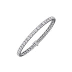 9ct Round Cut Diamond Tennis Bracelet in Gold