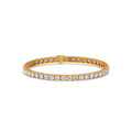 9ct Round Cut Diamond Tennis Bracelet in Gold