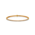 4ct Round Cut Diamond Tennis Bracelet in Gold