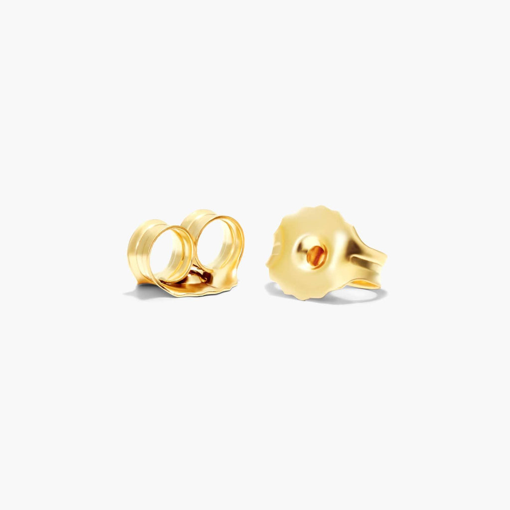Pair of gold stud earrings