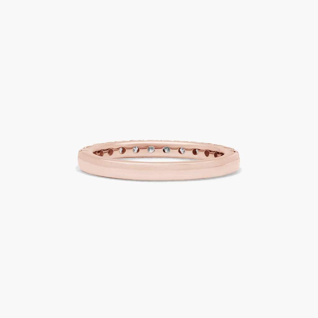 Rose Gold ring with small diamonds