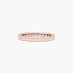 Rose Gold ring with small diamonds