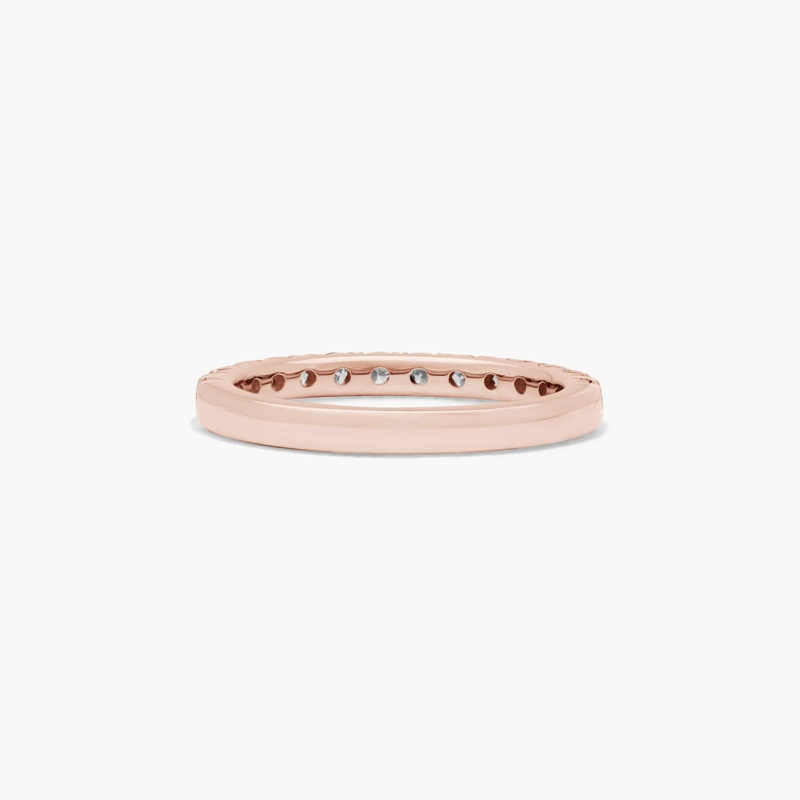 Rose Gold ring with small diamonds