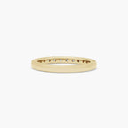 Gold ring with small diamonds