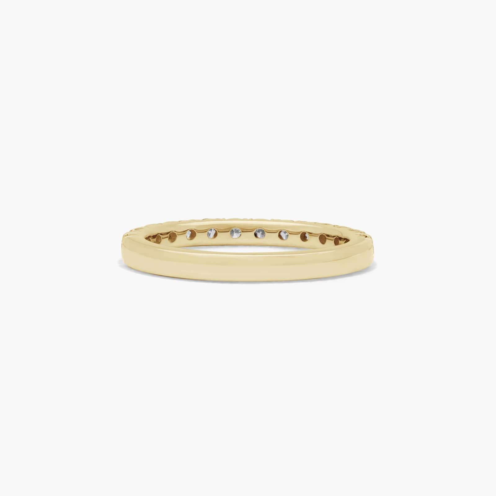 Gold ring with small diamonds