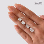 Radiant & Asscher Diamond Toi Et Moi Ring in Gold
