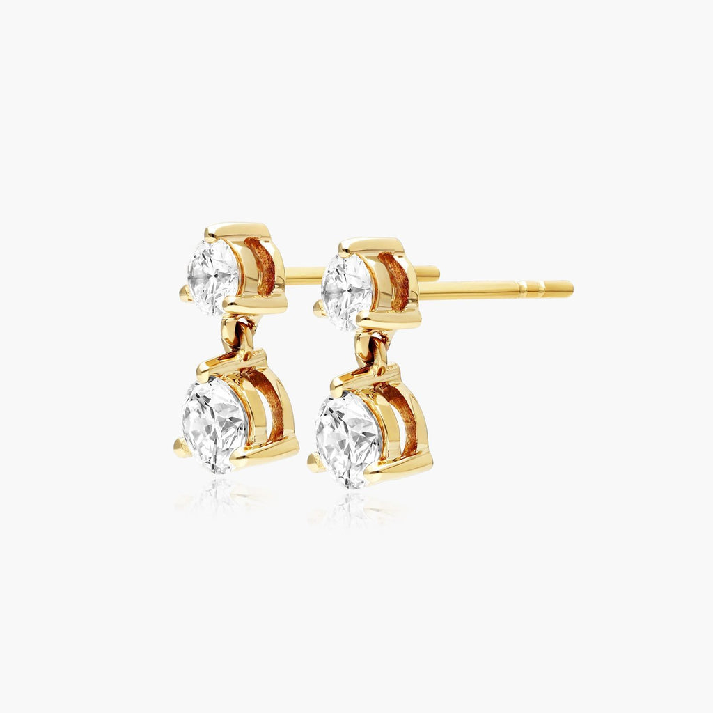 Affordable diamond dangle earrings for women