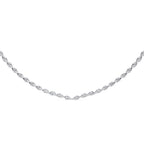 Pear Shape Diamond Tennis Necklace in Gold