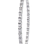 Oval Diamond Tennis Necklace in Gold