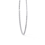 Pear Shape Diamond Tennis Necklace in Gold