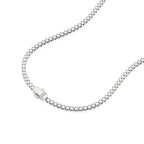 Classic Round Diamond Tennis Necklace in Gold
