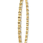Oval Diamond Tennis Necklace in Gold