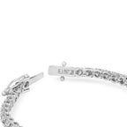 12ct Round Cut Diamond Tennis Bracelet in Gold