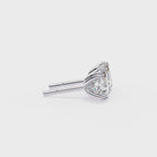 Affordable cushion diamond stud earrings