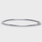 Luxury baguette-cut diamond bracelet