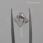 Princess-Cut Diamond Bezel Pendant