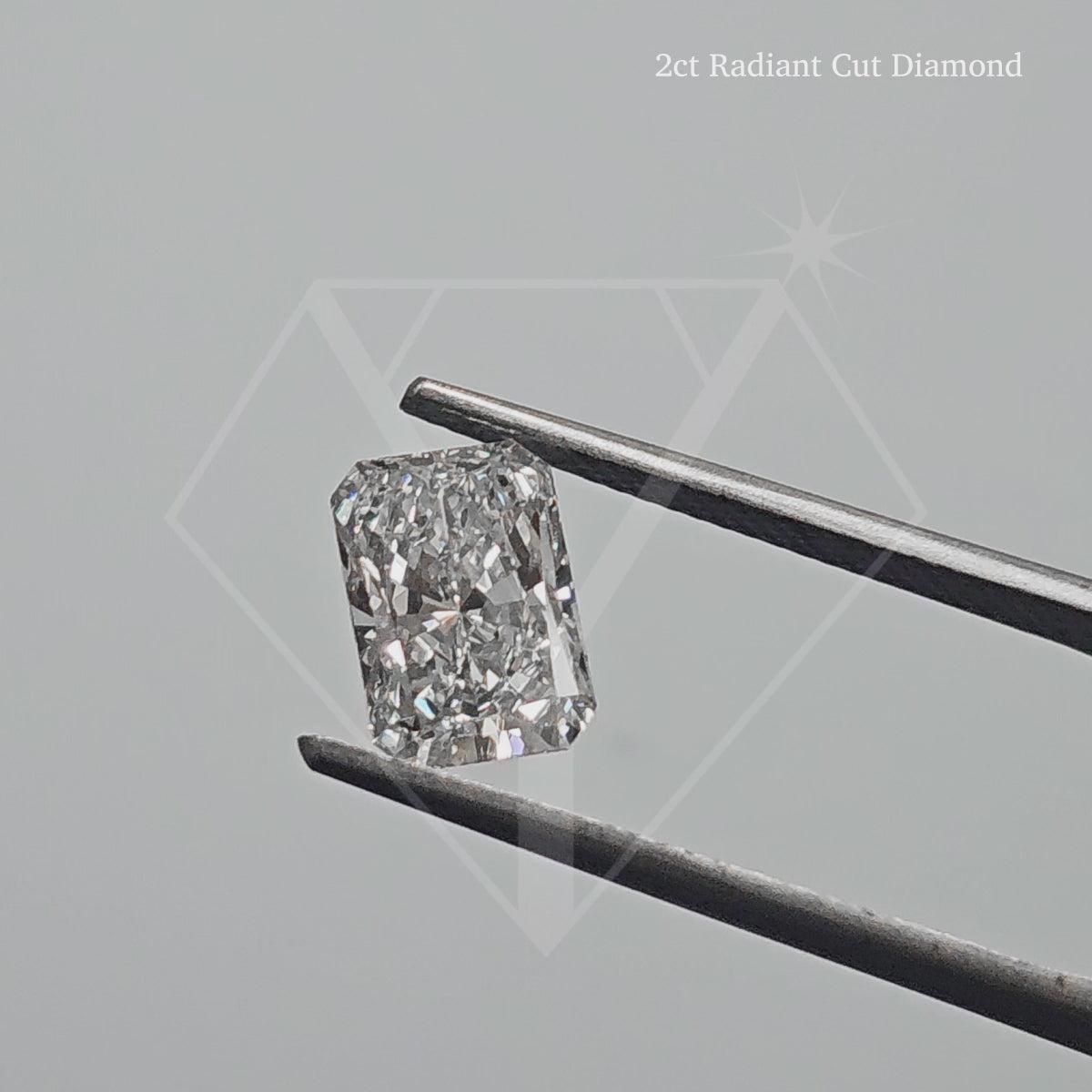Gold Radiant Cut Diamond Solitaire Ring