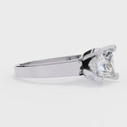 Classic princess cut diamond ring for women