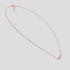 Diamond interlocking link pendant
