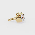 Lab grown round diamond stud earrings