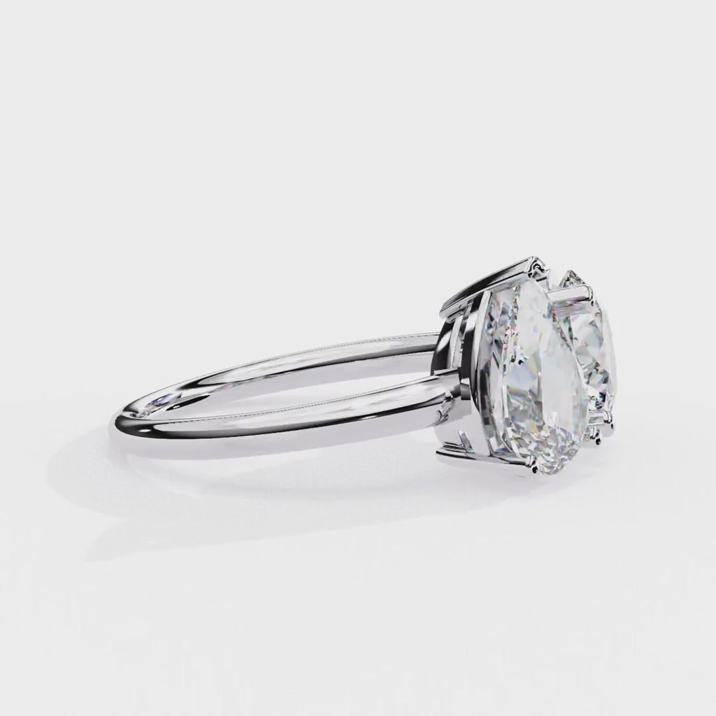 Two-Stone Lab Grown Diamond Ring